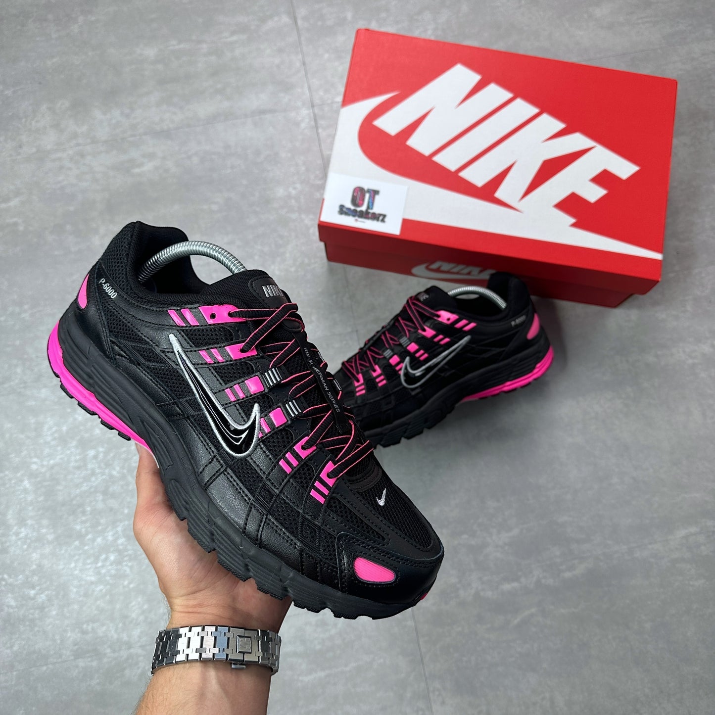 Nike P-6000 Black Hyper Pink Blast