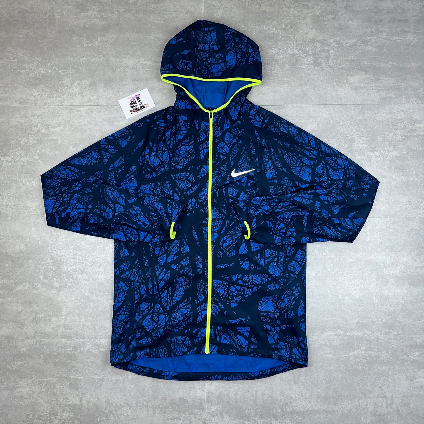 Nike Windrunner Enchanted Forest Blue Neon