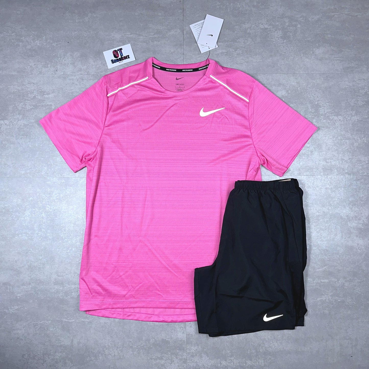 Nike Miler 1.0 Playful Pink & Black Challenger Shorts