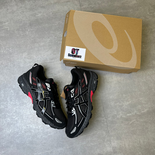 Asics Gel Venture 6 Obsidian Grey Black Red