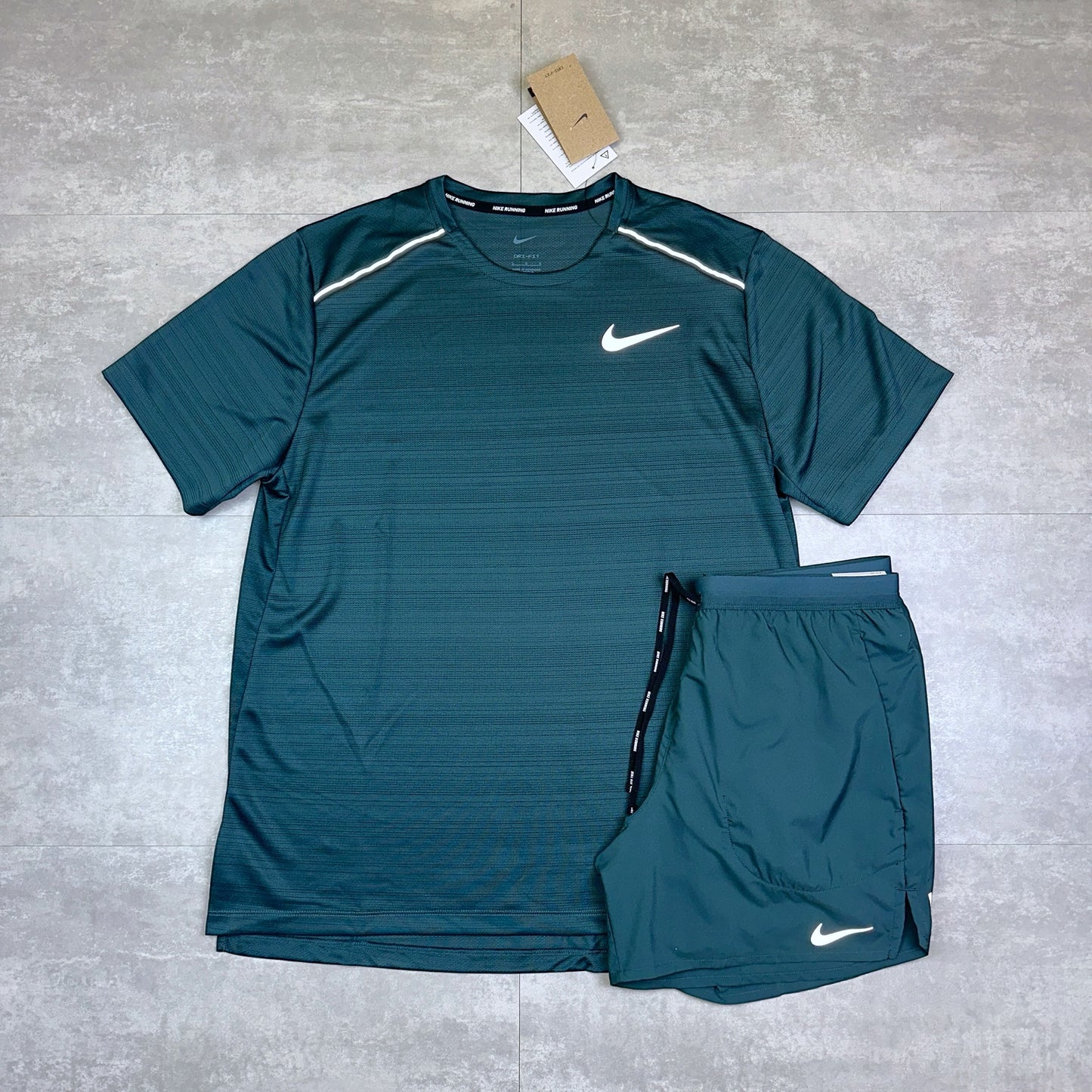 Nike Miler 1.0 Deep Jungle & Flex Shorts