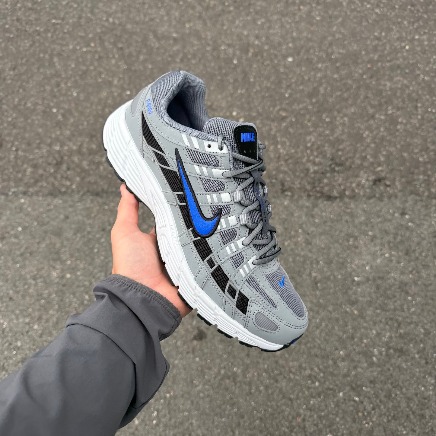 Nike P-6000 Smoke Grey Racer Blue