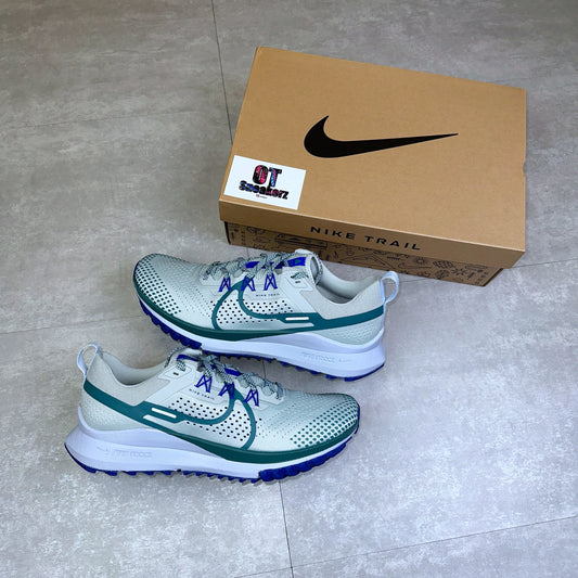 Nike React Pegasus Trail 4 Light Silver Racer Blue
