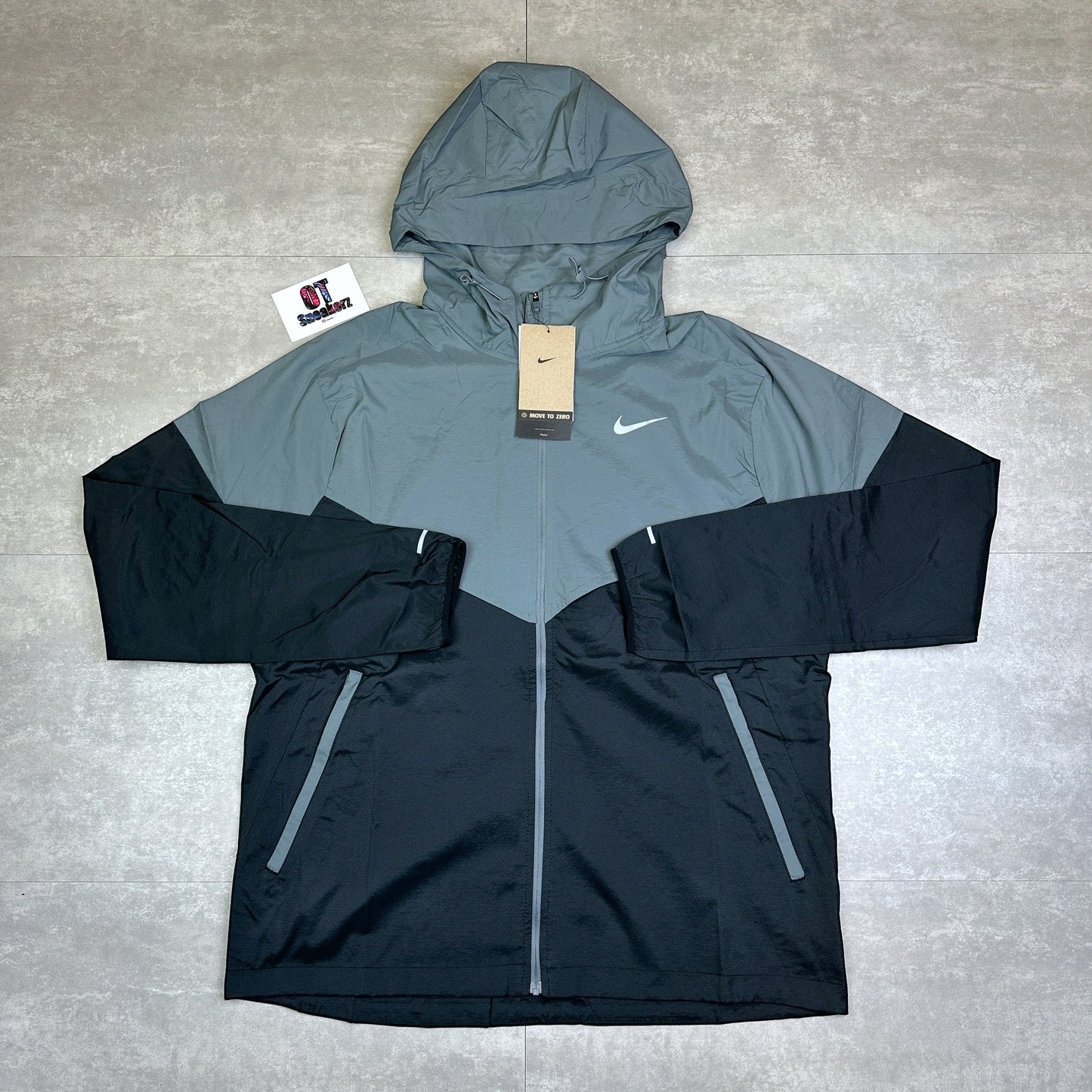 Nike UV Repel Windrunner Smoke Grey Black