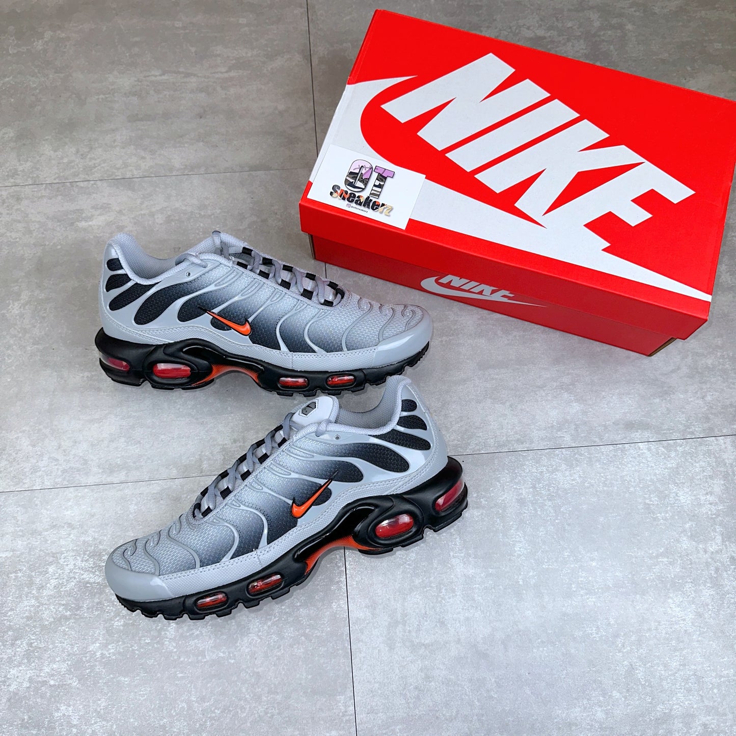 Nike TN Air Max Plus Wolf Grey Orange