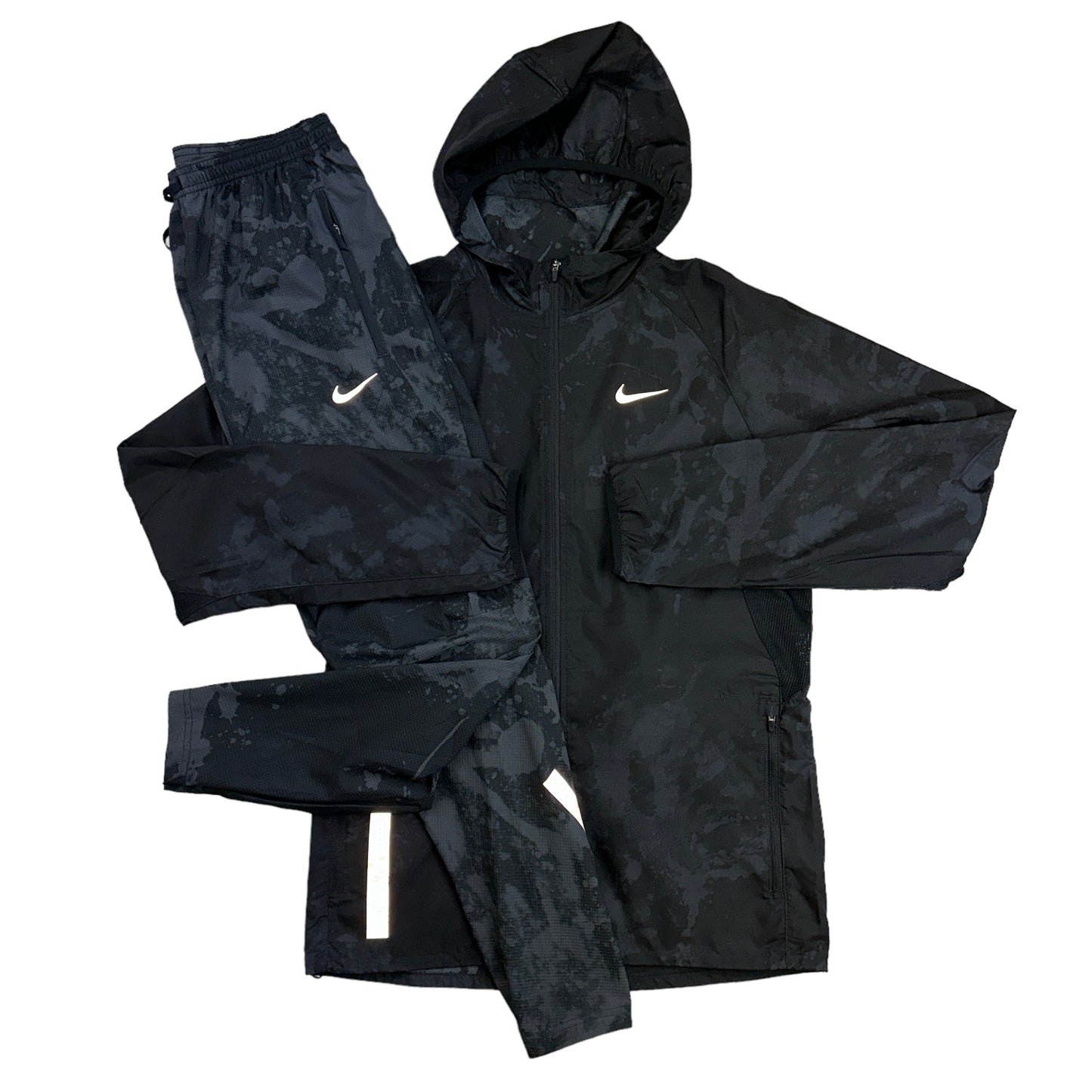 Nike Splash Windrunner Black/Grey Tracksuit