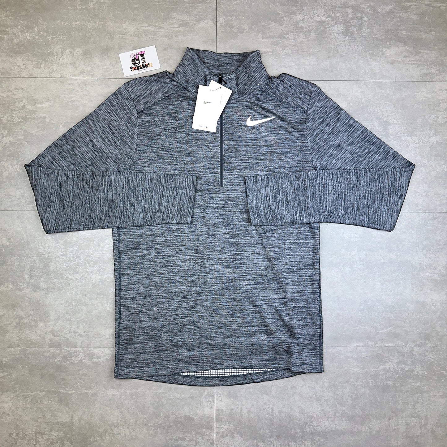 Nike Pacer Quarter Zip Grey