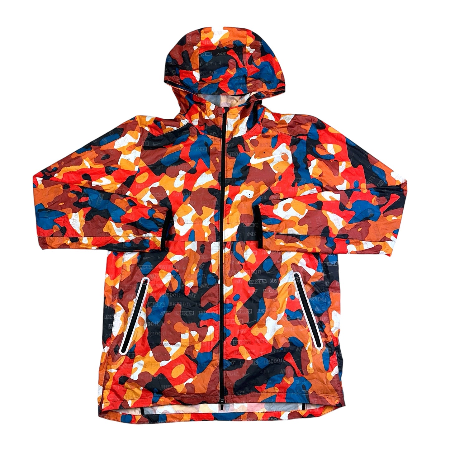 Nike Shield Windrunner Just Do It Orange Camo