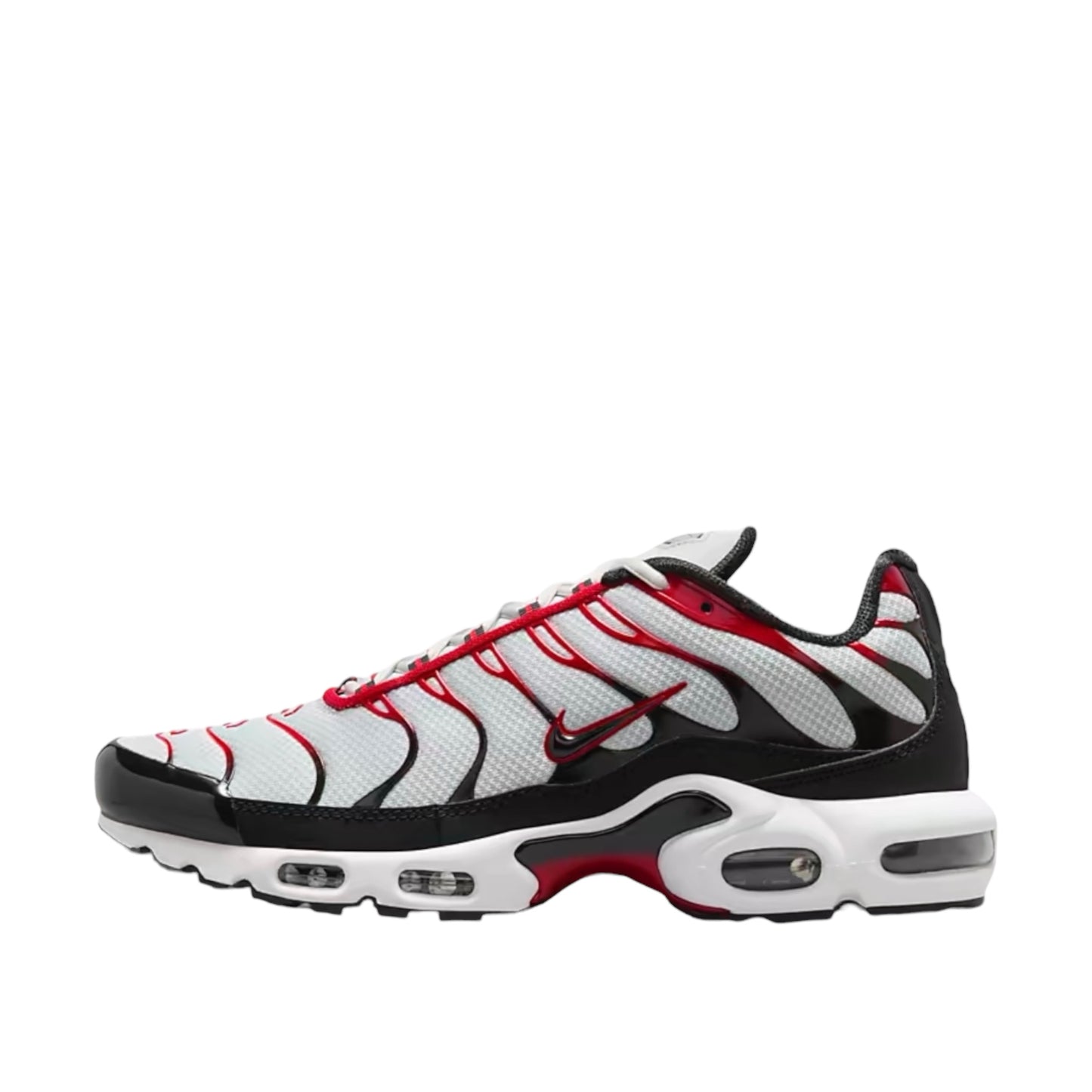 Nike Air Max Plus TN White Black University Red