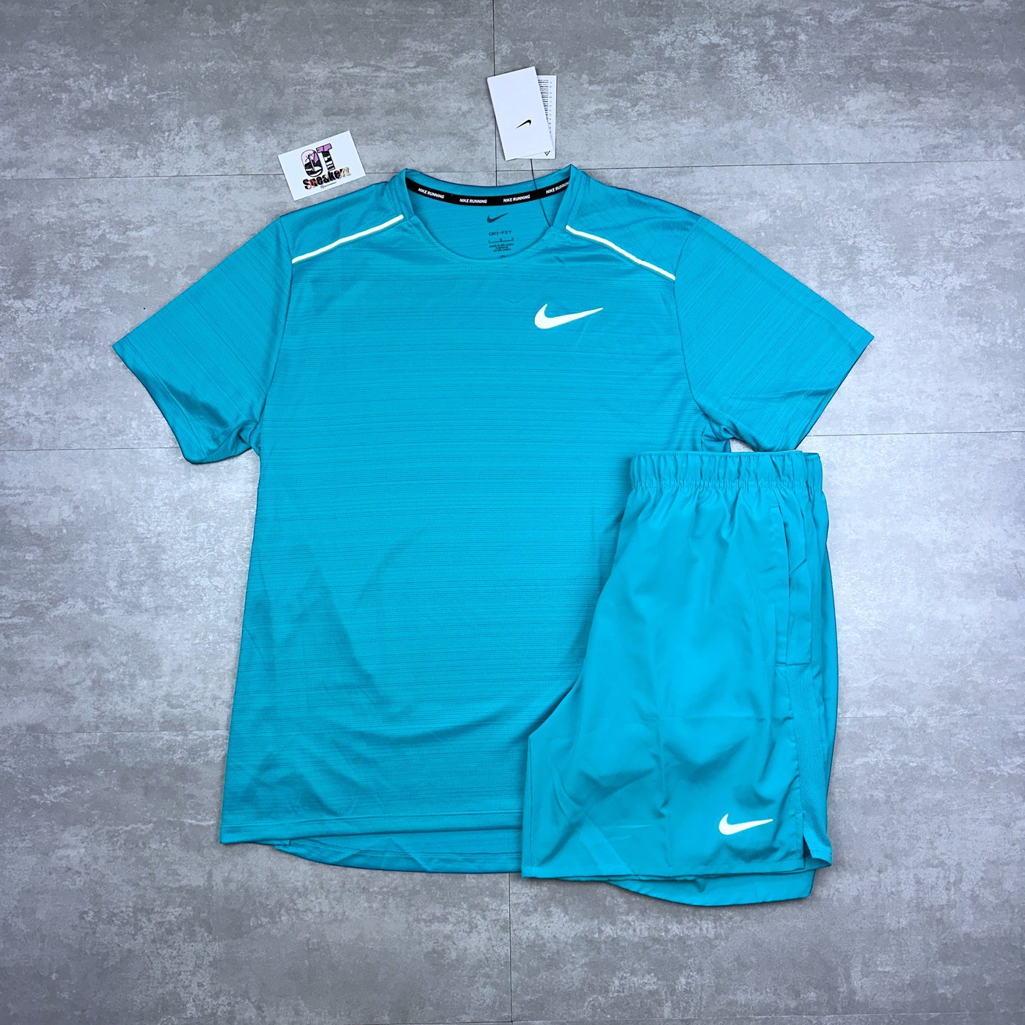 Nike Miler 1.0 Dusty Cactus & Challenger 7” Shorts