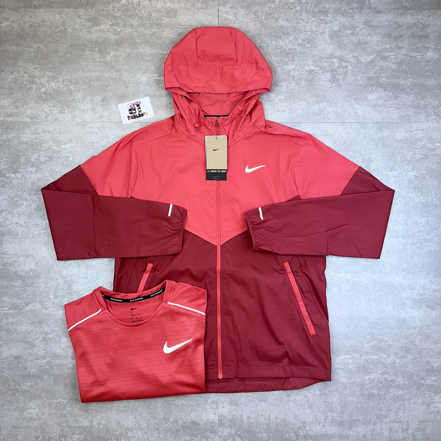 Nike UV Windrunner Adobe Red & Miler 1.0 Adobe Red