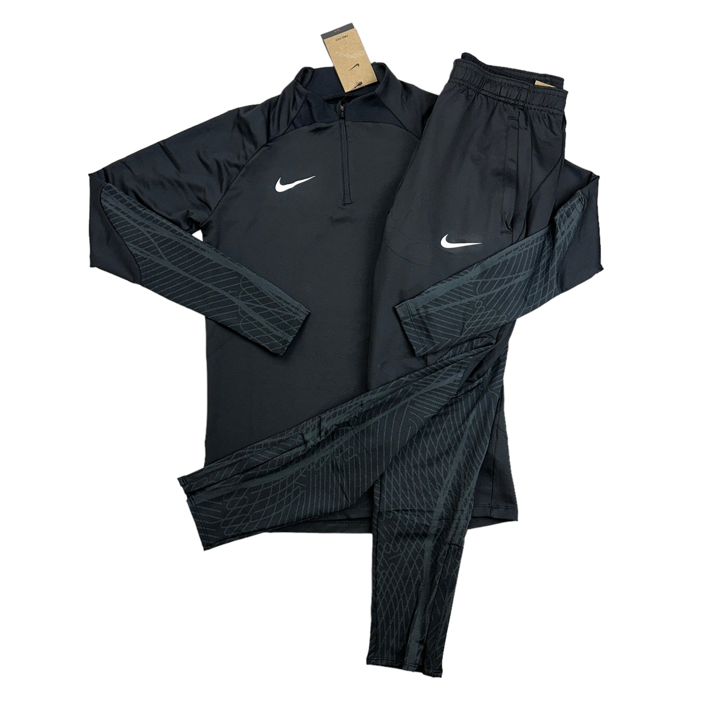 Nike Strike 1/4 Zip Black Tracksuit