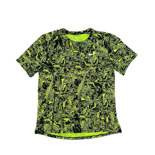 Nike Miler Digital Neon T-shirt