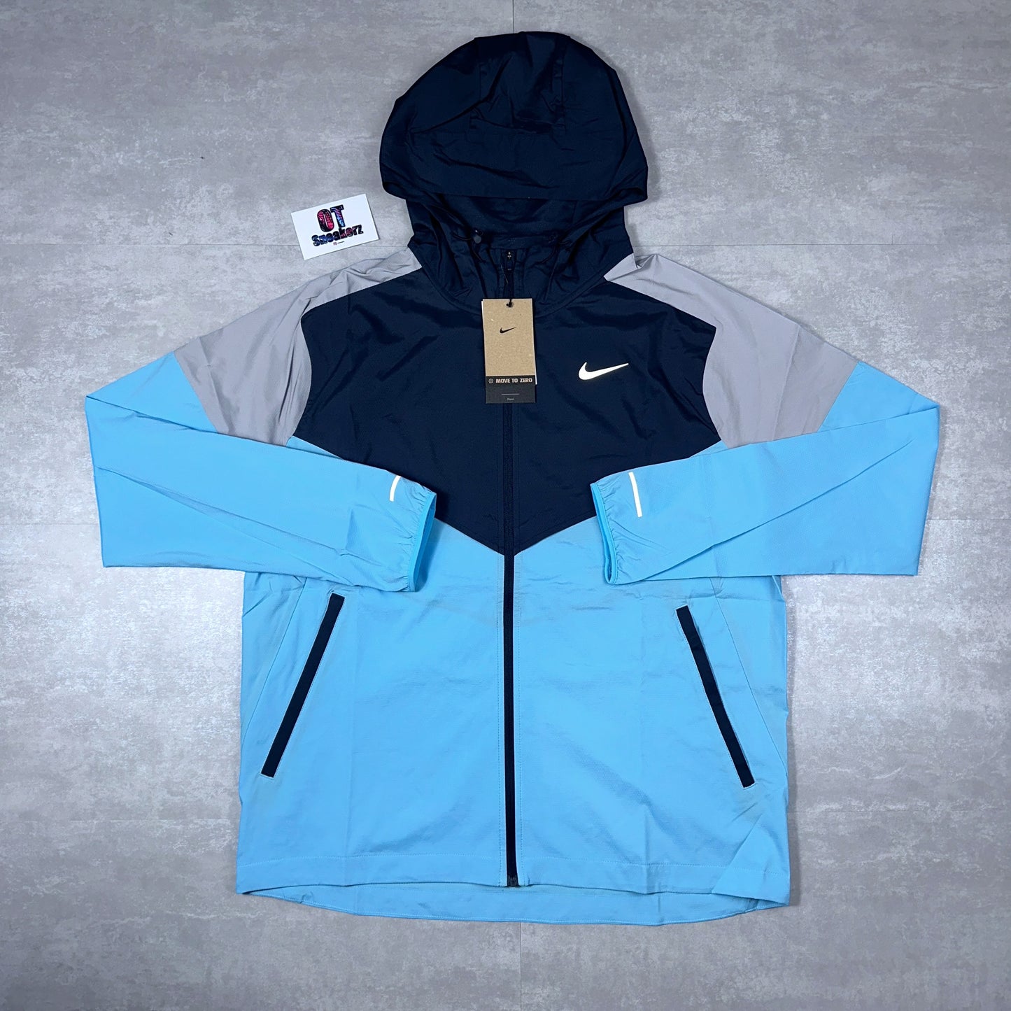 Nike UV Windrunner Aquarius Blue Navy Grey
