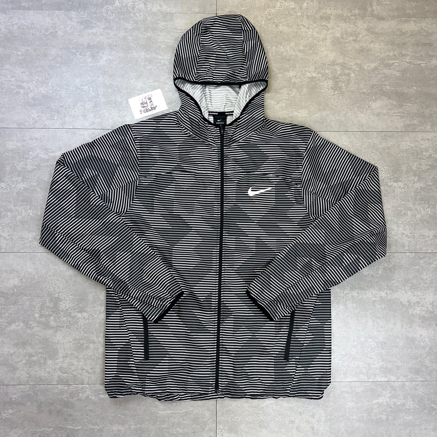 Nike Shield Windrunner Black Camo Pixel