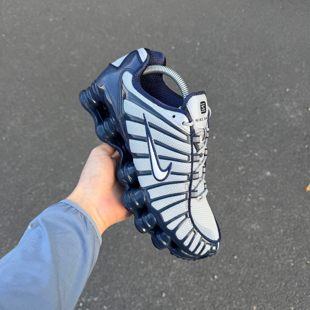 Nike Shox TL Midnight Navy Wolf Grey