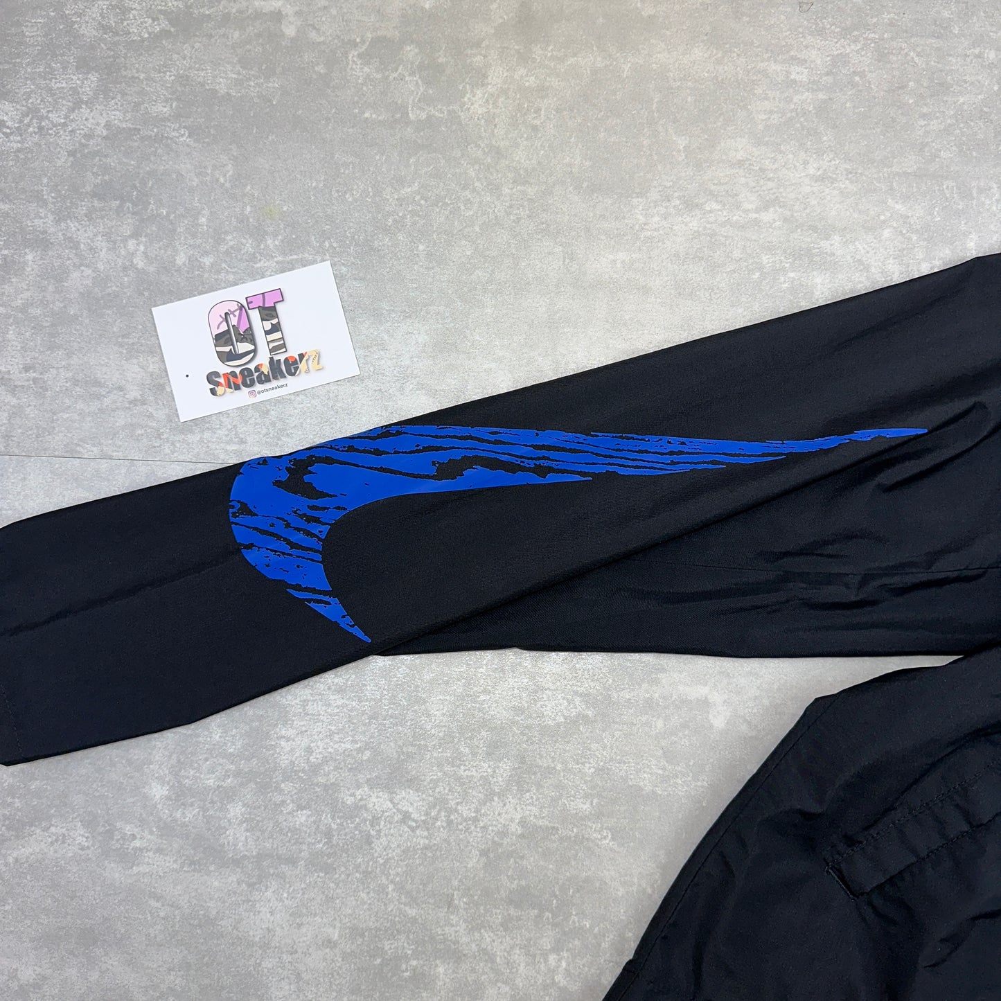 Nike GX Graphic Windrunner Black Racer Blue