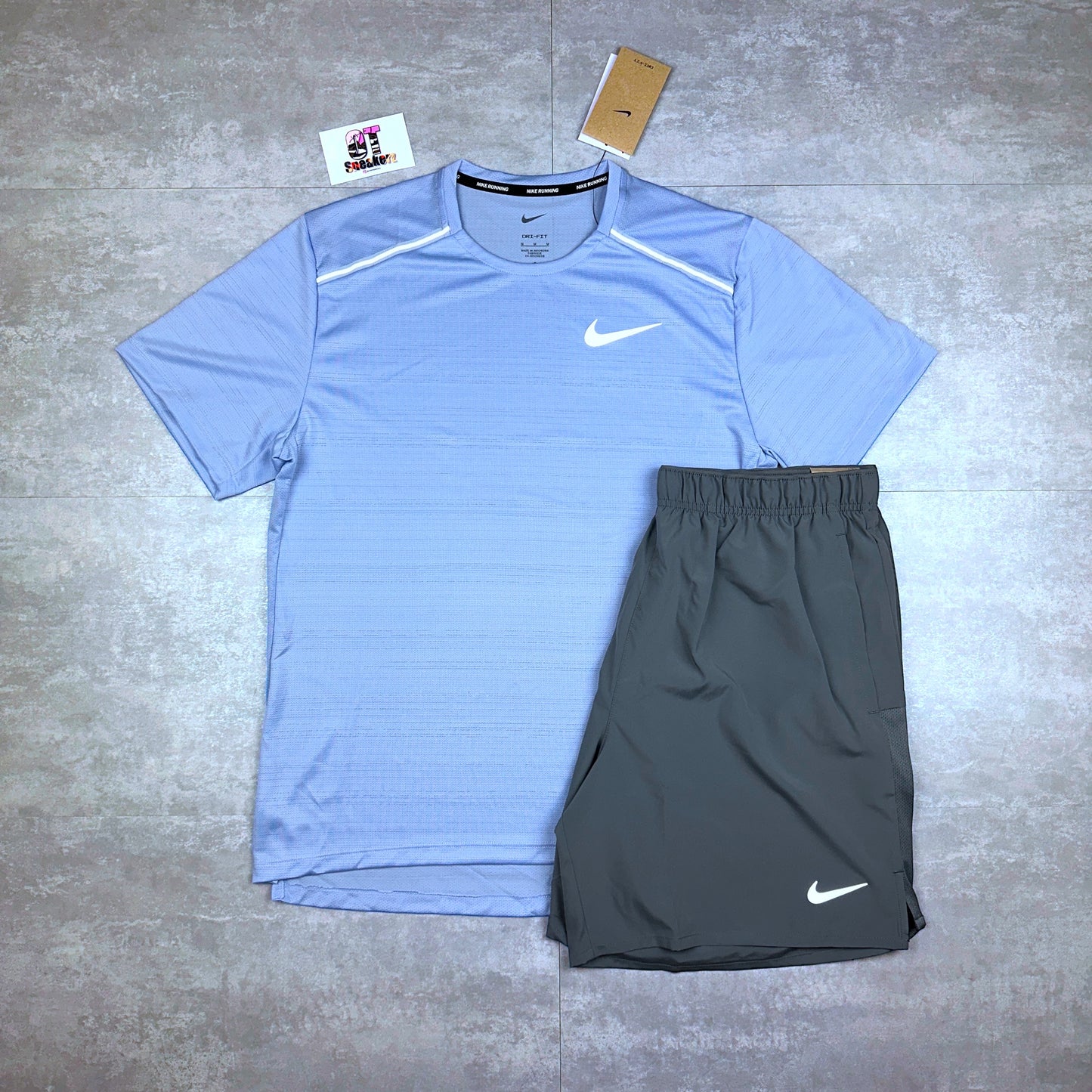 Nike Miler 1.0 Cobalt Bliss & Smoke Grey Challenger Shorts