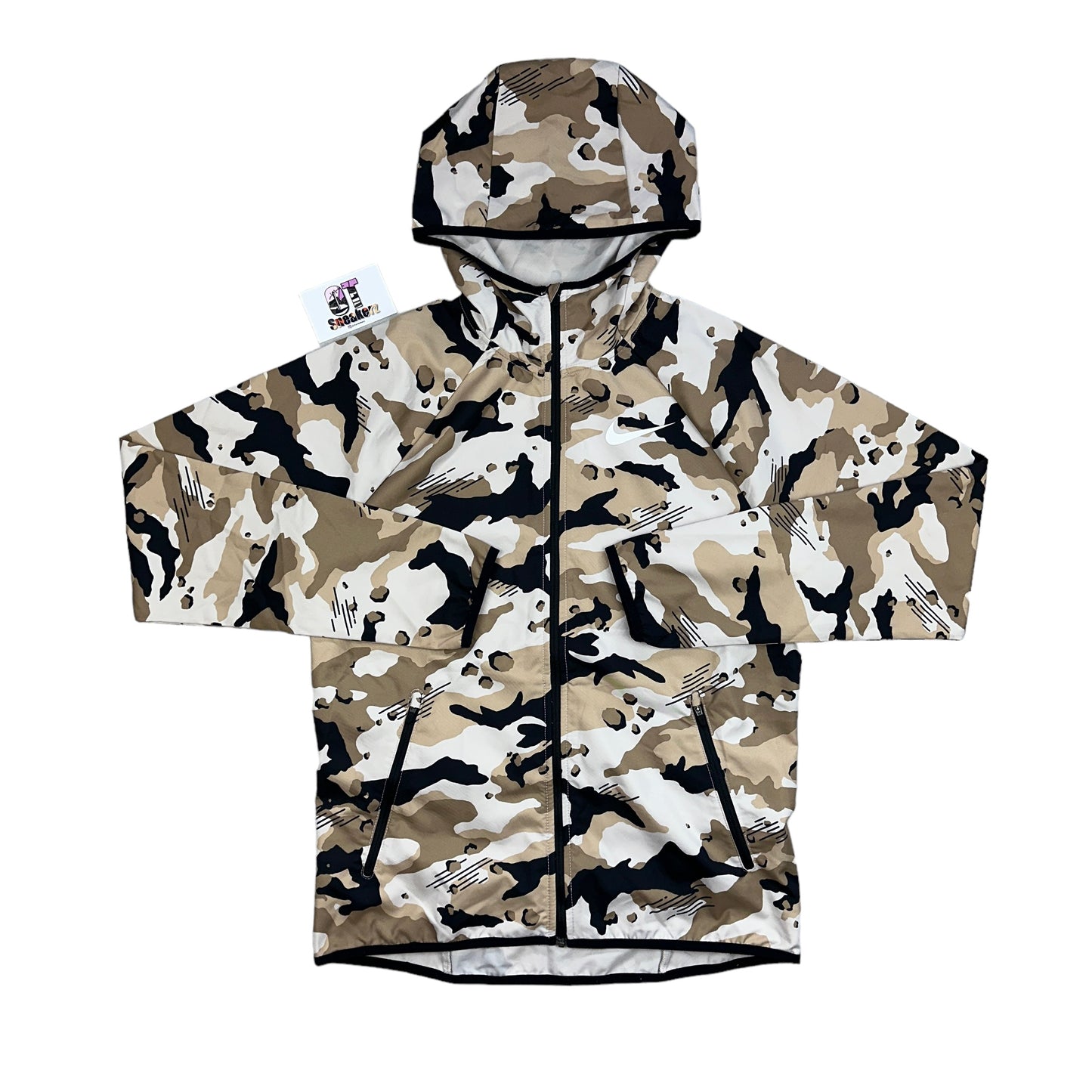 Nike Shield Windrunner Camo White Beige