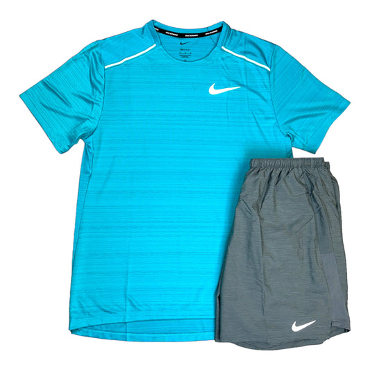 Nike Miler 1.0 Dusty Cactus & Dark Grey Challenger Shorts