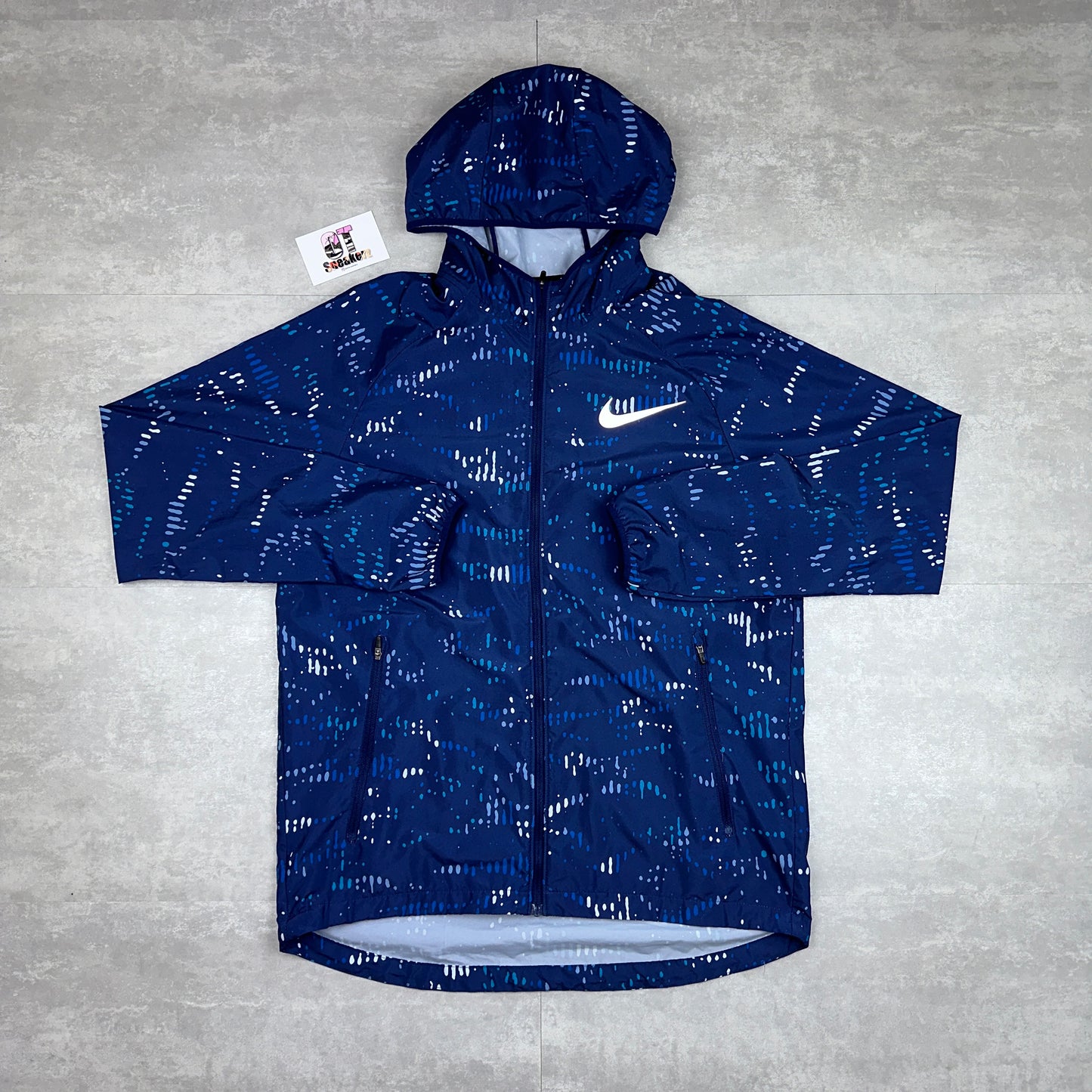 Nike Windrunner Glitch White Navy