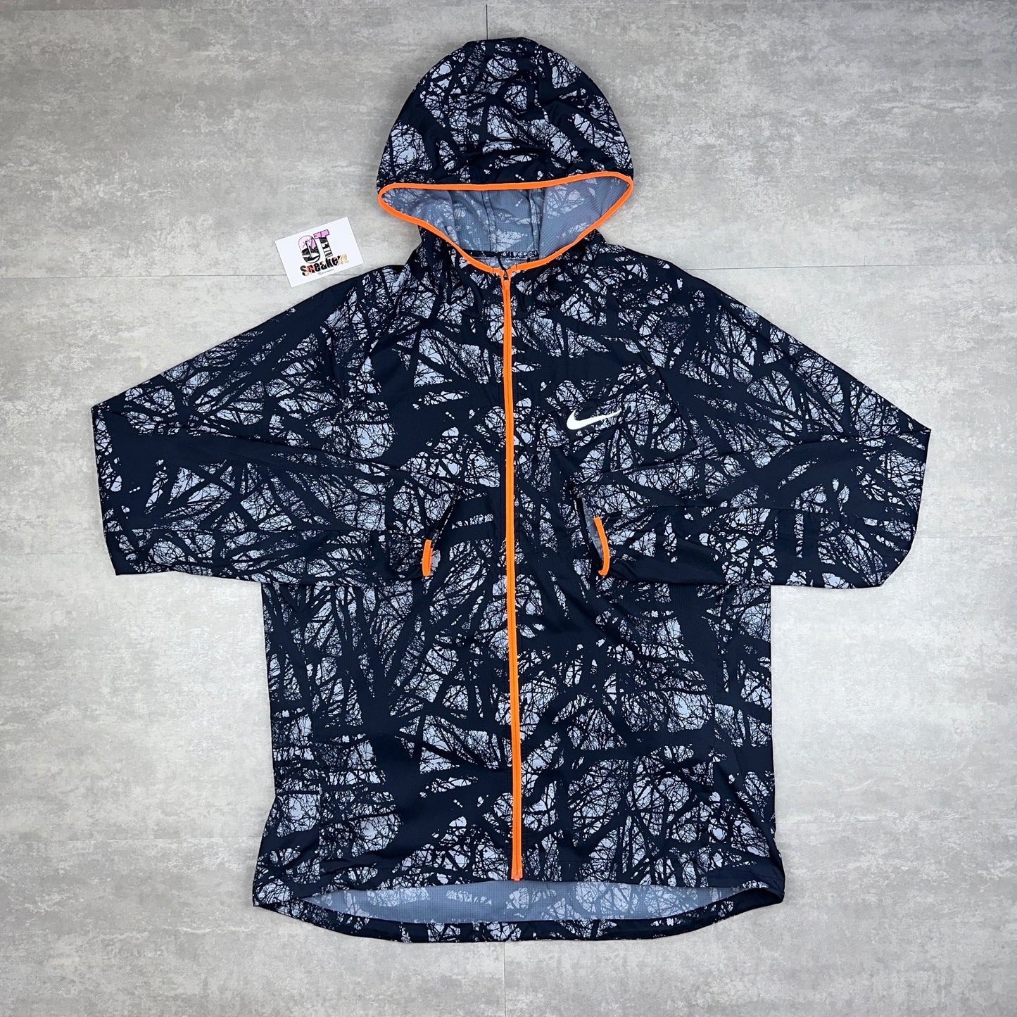 Nike Shield Windrunner Enchanted Forest Grey Black Orange