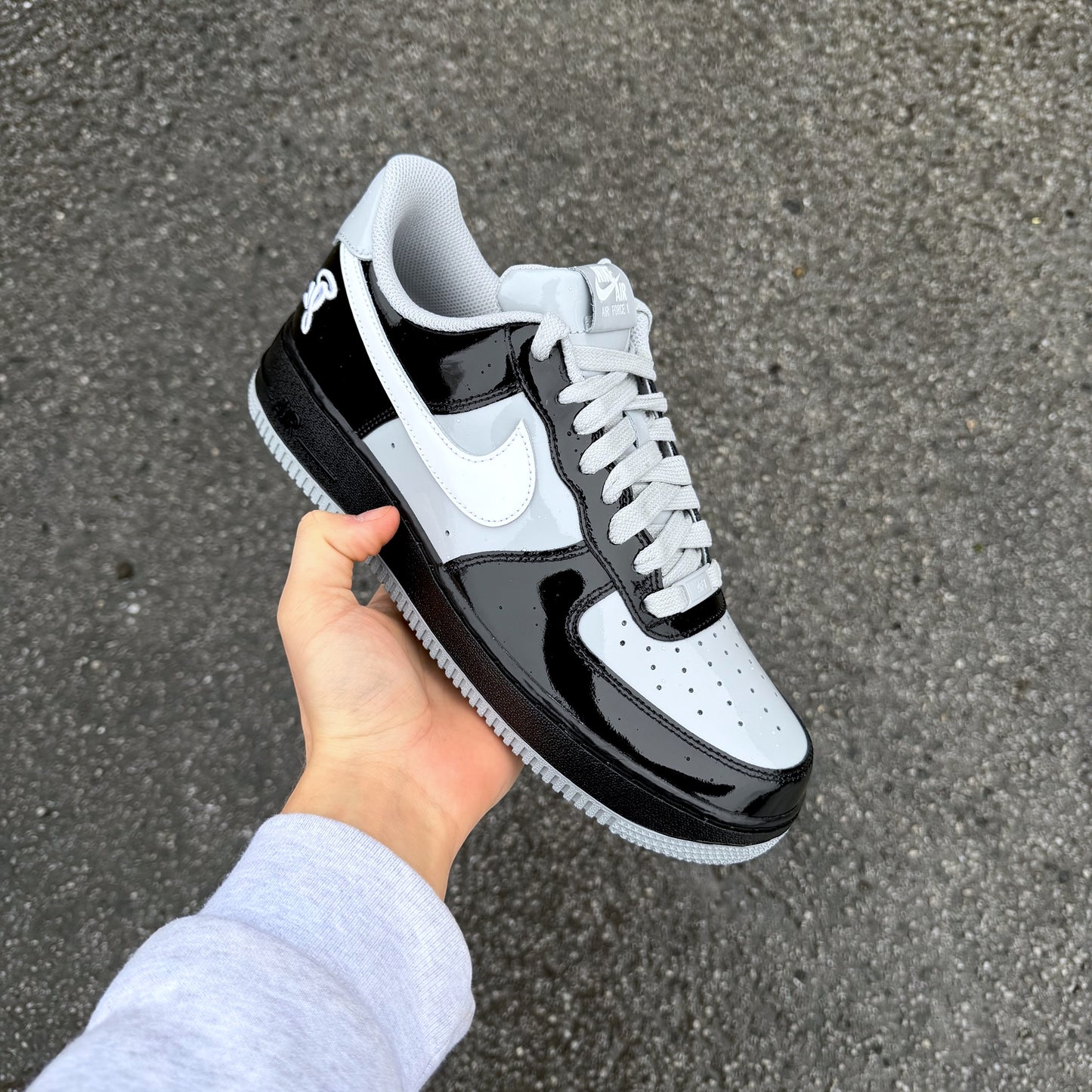 Central Cee x Air Force 1 Black Smoke Grey