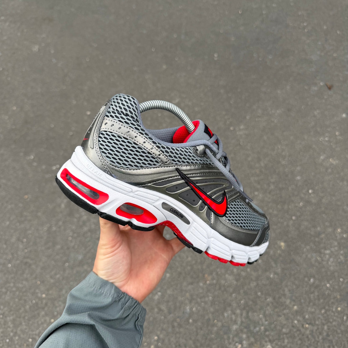 Nike Air Max Moto 2K Smoke Grey University Red