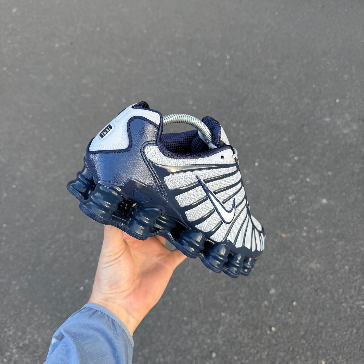 Nike Shox TL Midnight Navy Wolf Grey