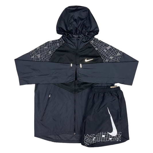 Nike Repel Windrunner Black Set