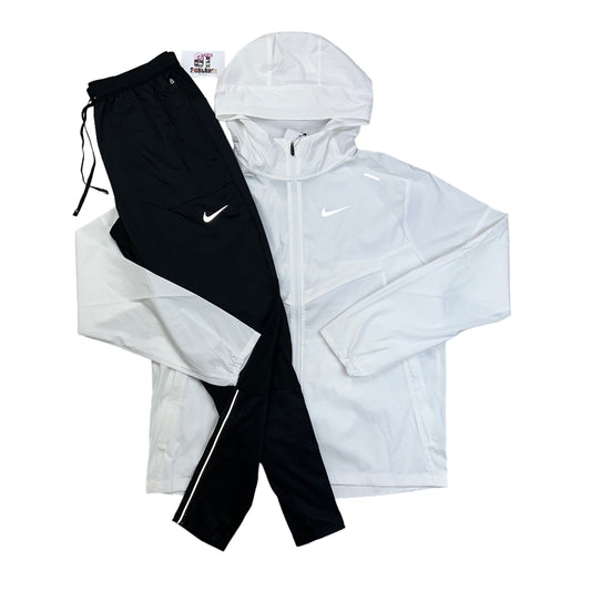 Nike Windrunner White & Black Phenom Bottoms