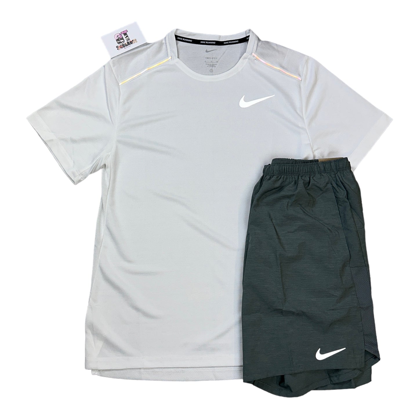 Nike Miler 1.0 Ice White & Grey Challenger Shorts