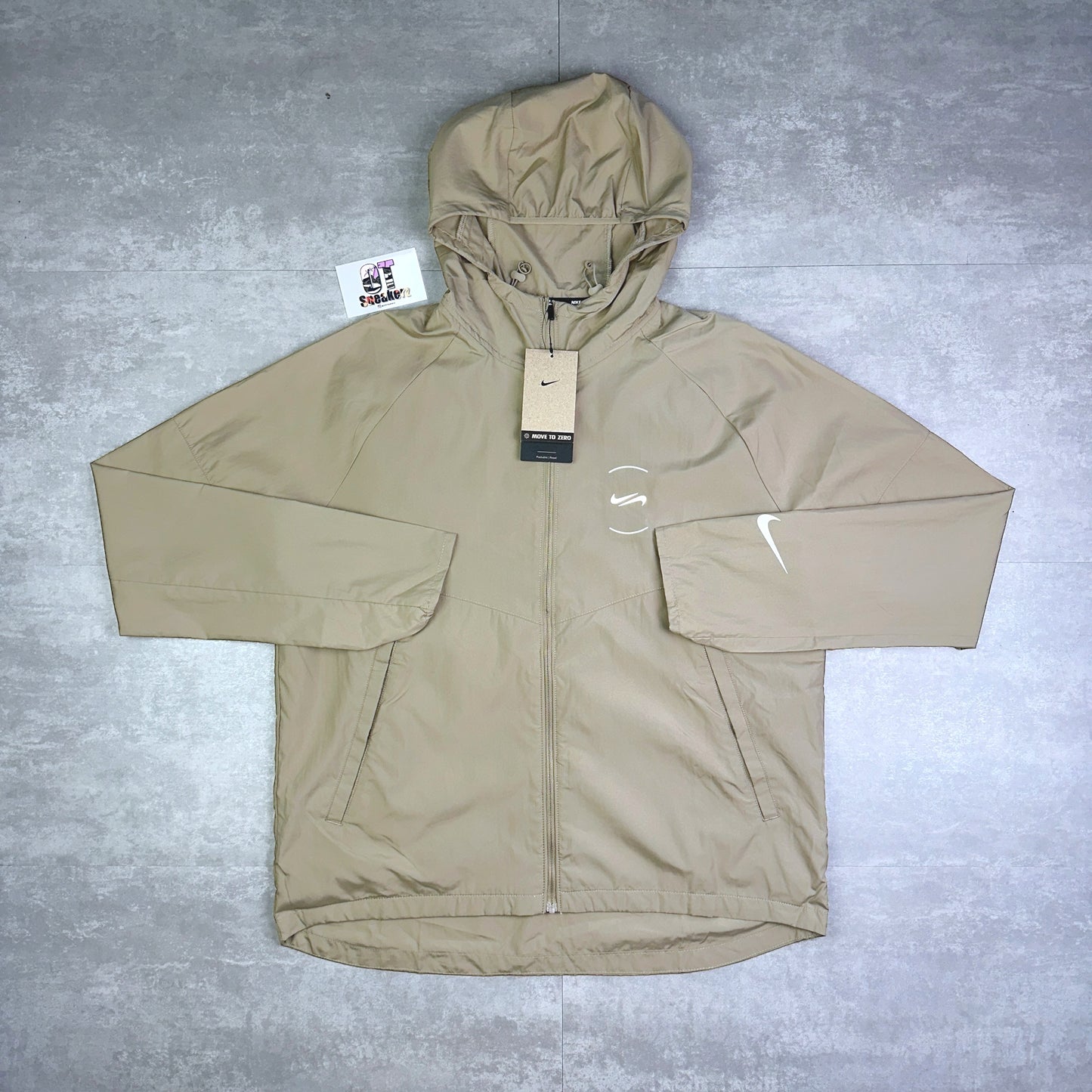 Nike Double Swoosh Windrunner Tan
