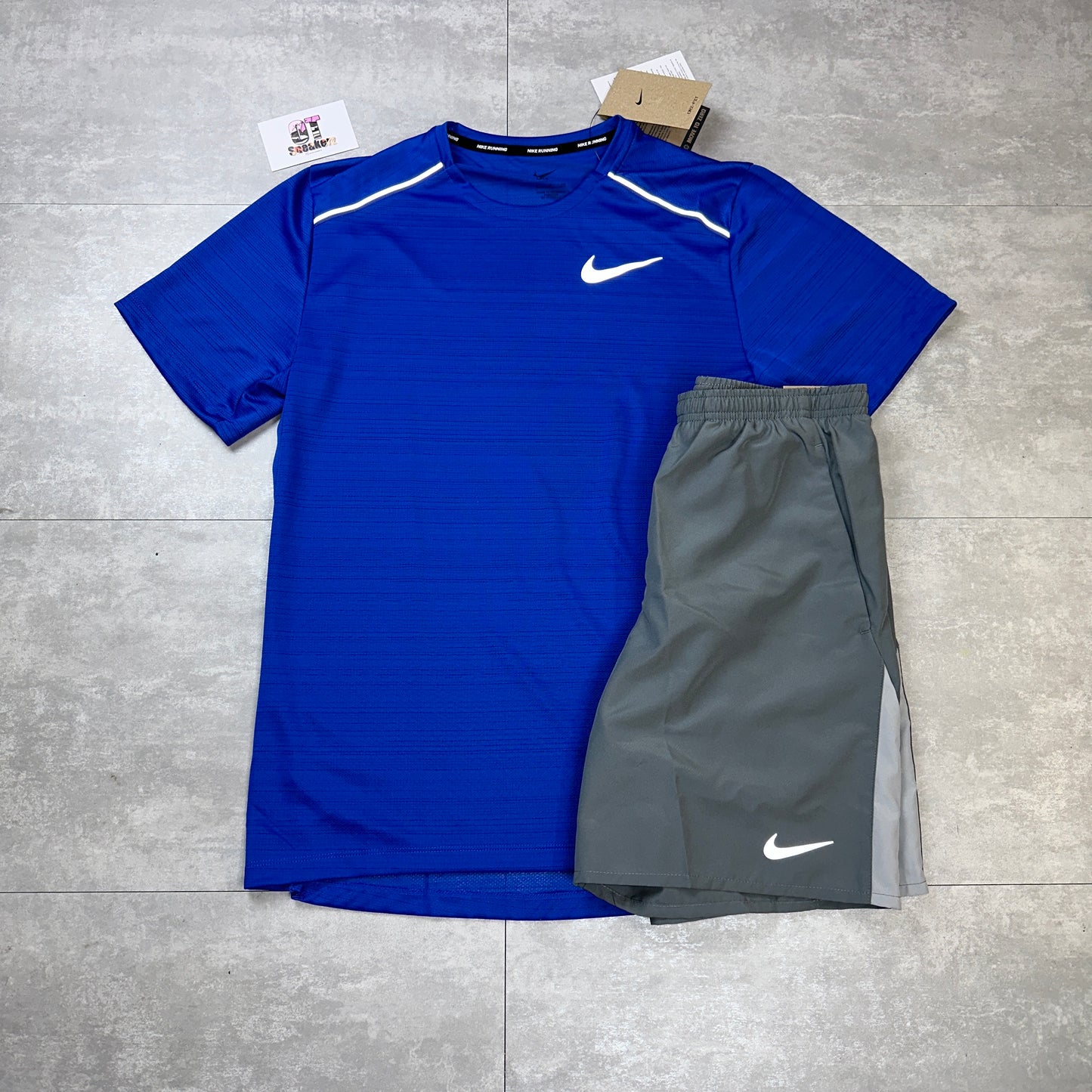 Nike Miler 1.0 Royal Blue x Smoke Grey Shorts