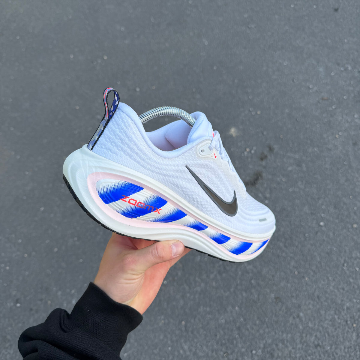 Nike Vomero Plus White Racer Blue Crimson