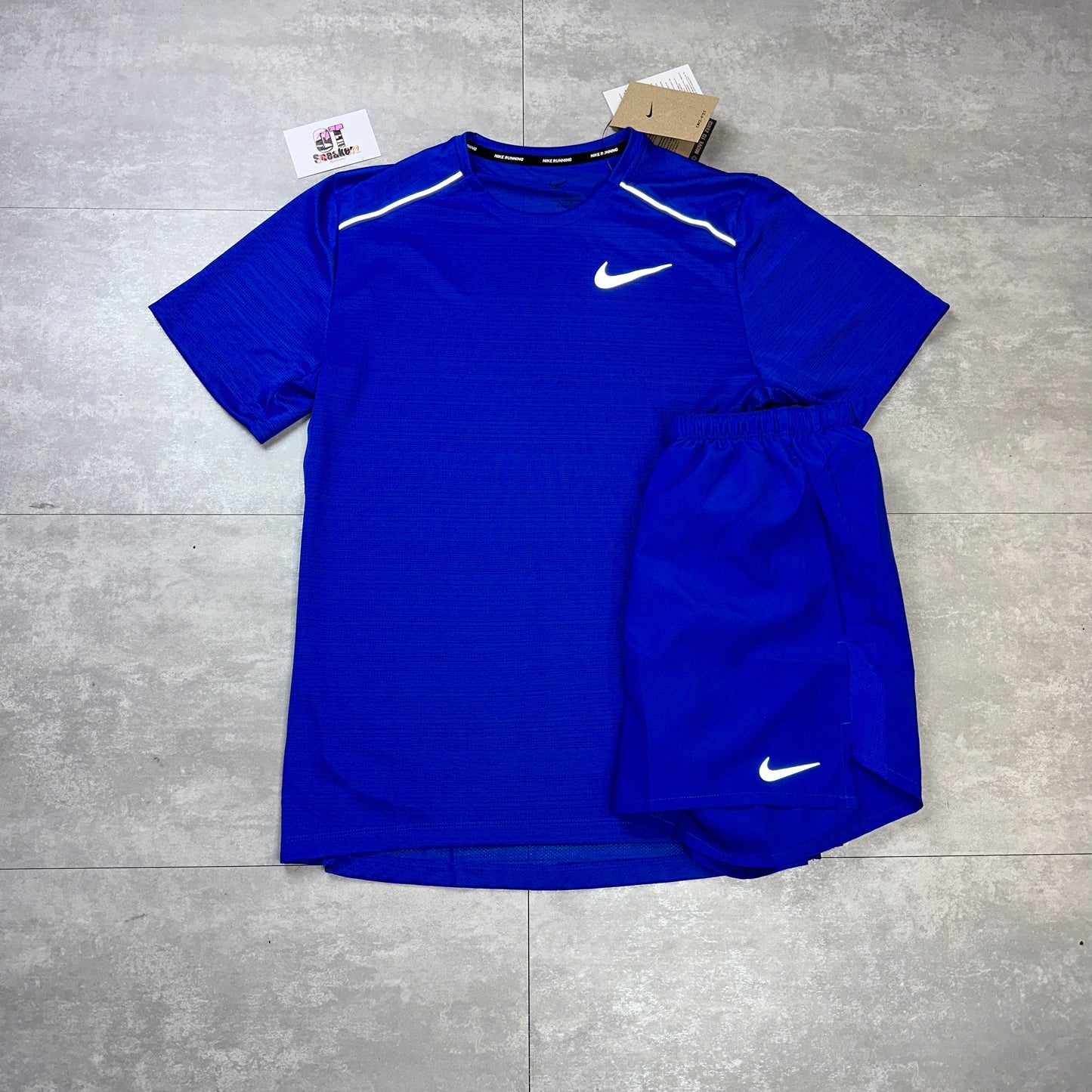 Royal Blue Miler 1.0 & Royal Blue Challenger Shorts Set â OTSneakerz