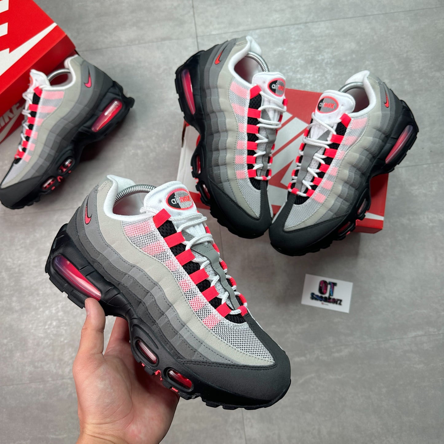 Nike Air Max 95 Solar Red Big Bubble