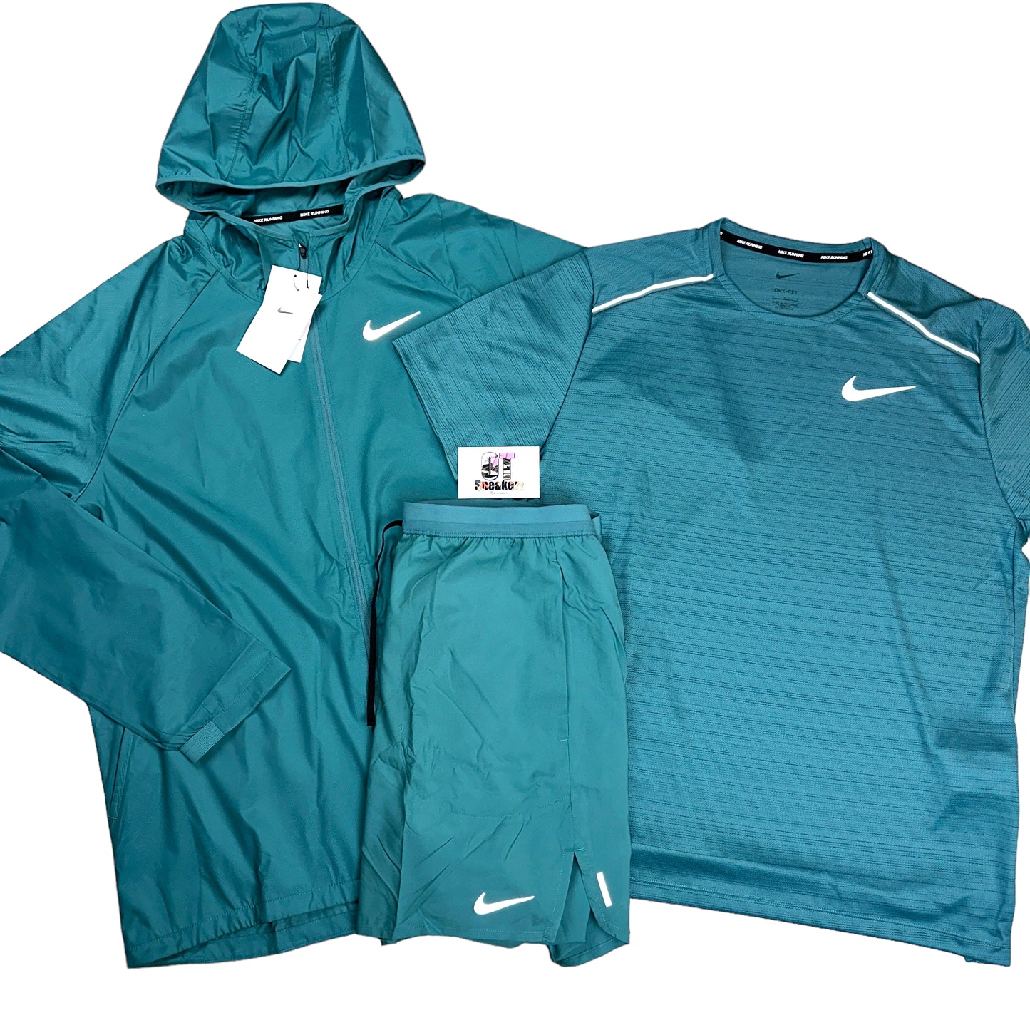 Nike Miler 1.0 Mineral Teal 3 Piece Windrunner Set