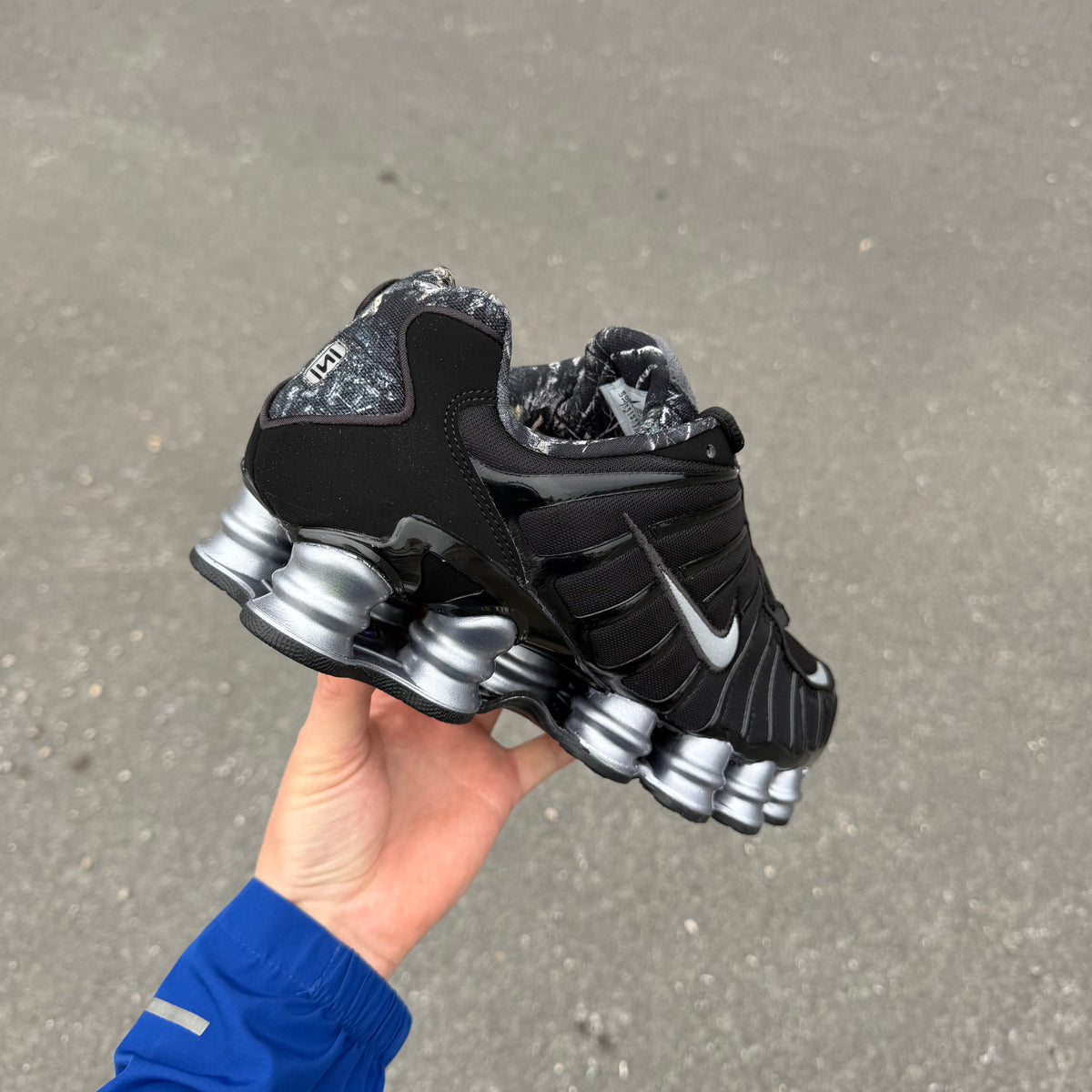 Nike Shox TL Black Metallic Cool Grey