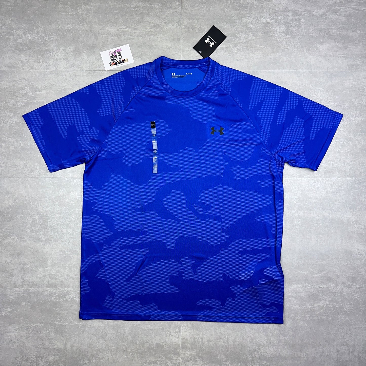 Under Armour Camo Royal Blue T-shirt