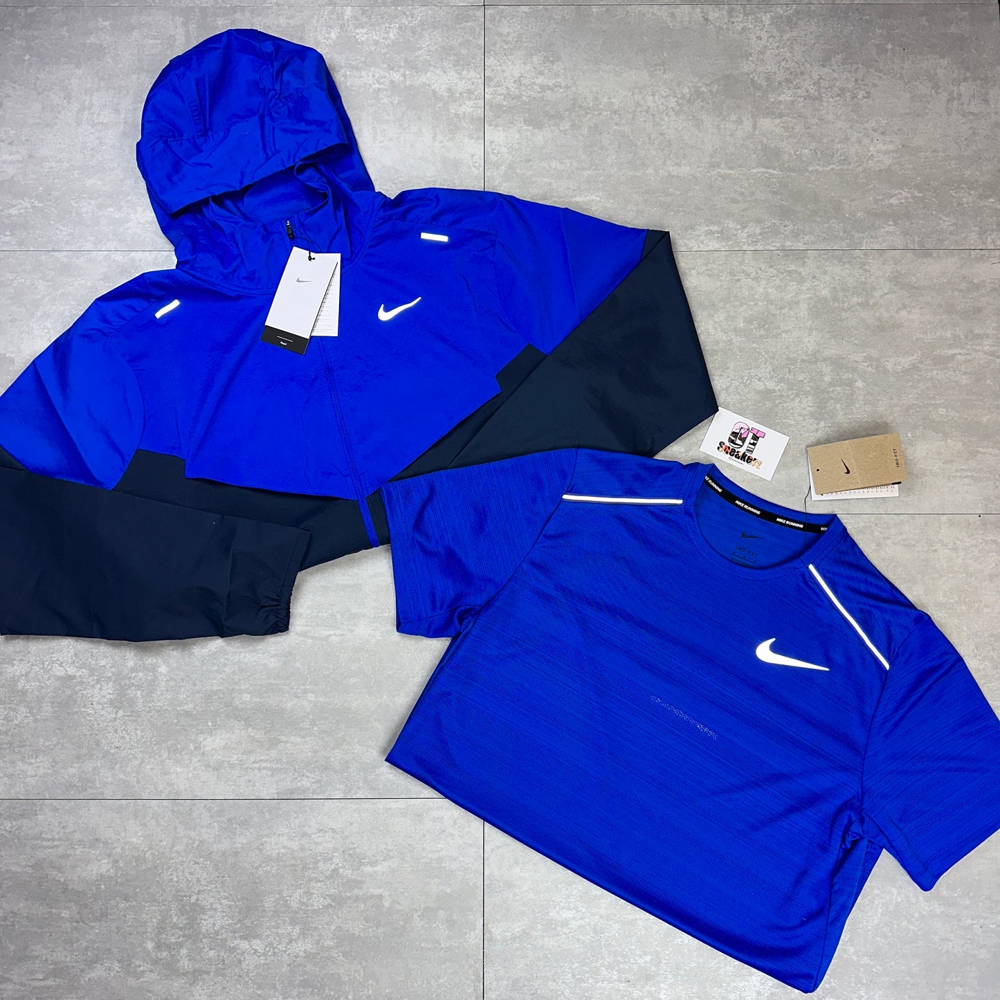 Nike Windrunner Royal Blue + Nike Miler 1.0 Royal Blue