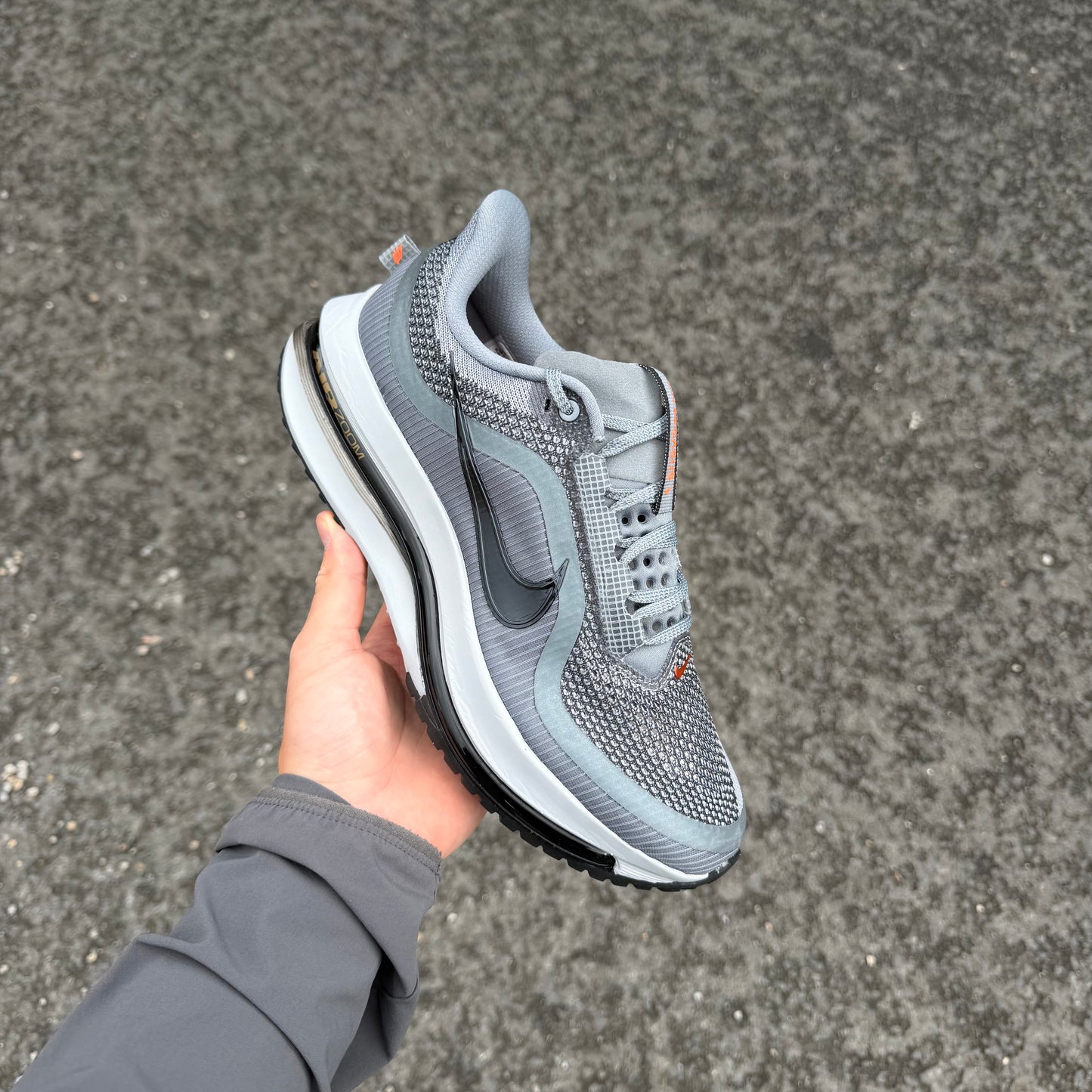 Nike Pegasus Premium Cool Grey Safety Orange