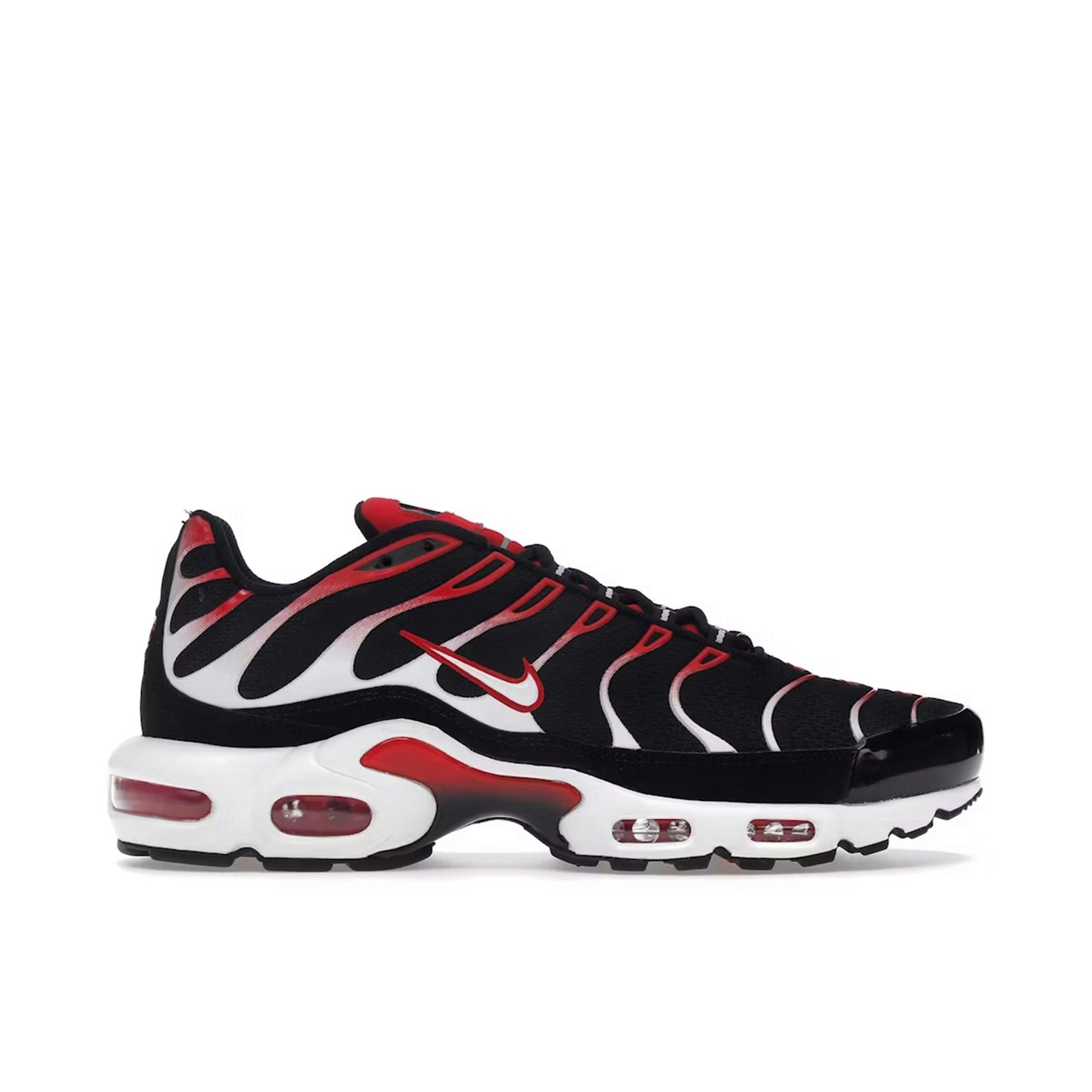 Nike TN Air Max Plus Black White University Red