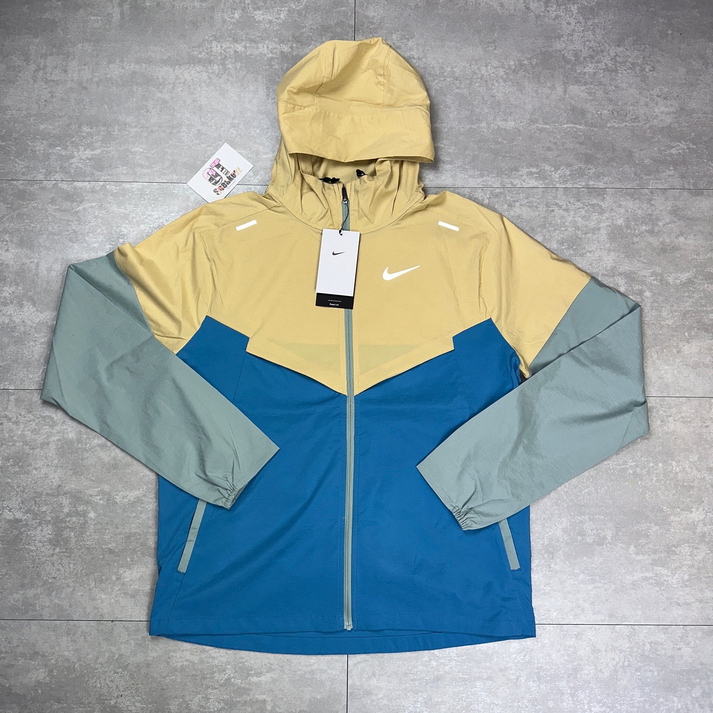 Nike Windrunner Beige Blue