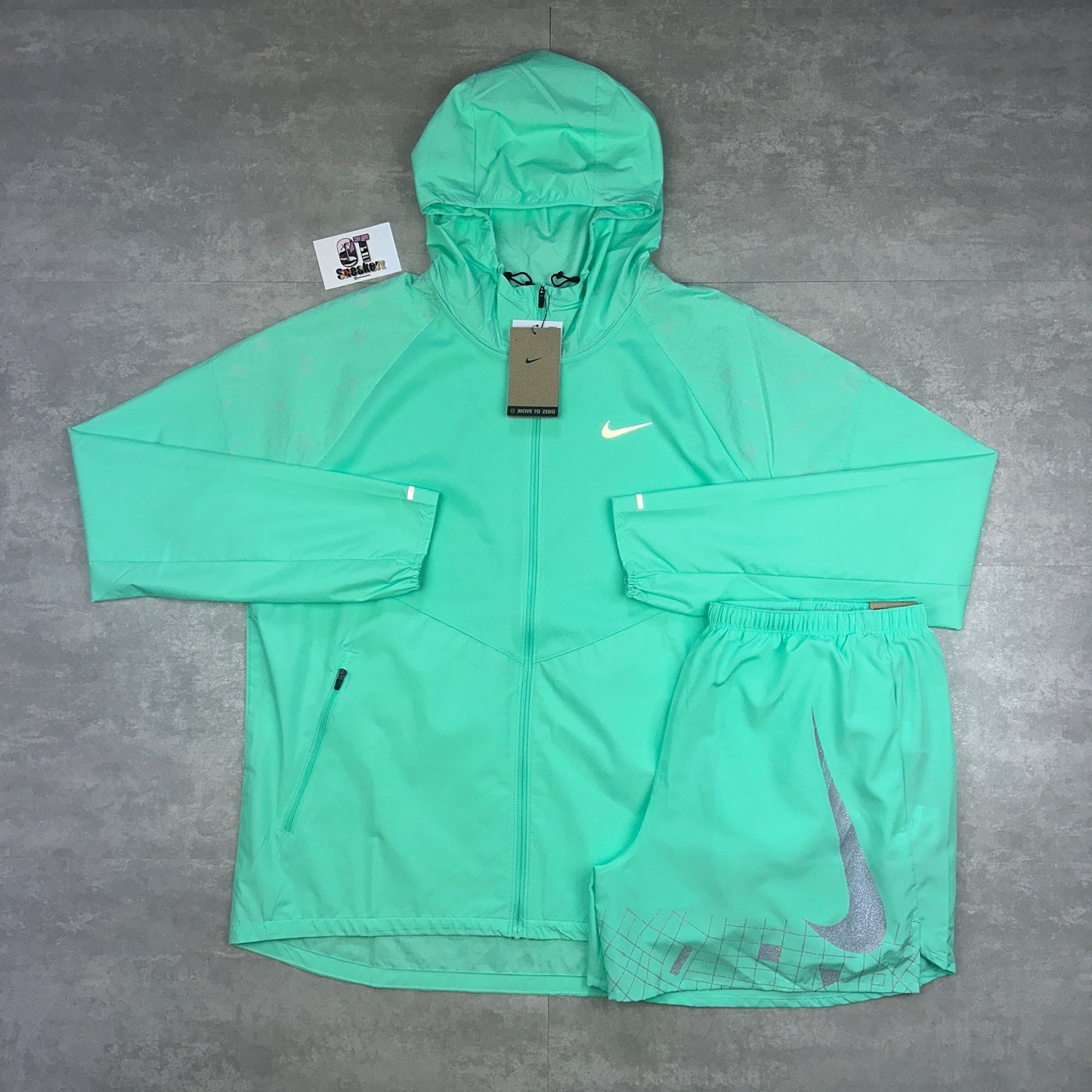 Nike Repel Windrunner Mint Set