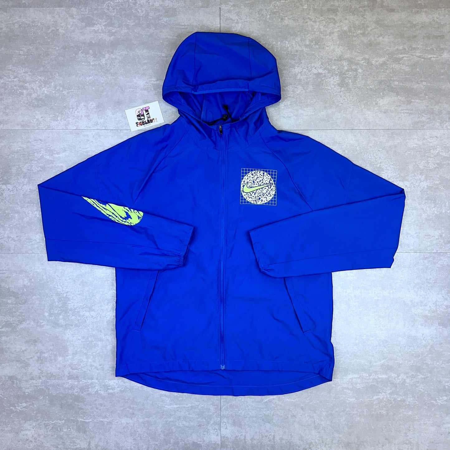 Nike GX Graphic Windrunner Race Blue Neon