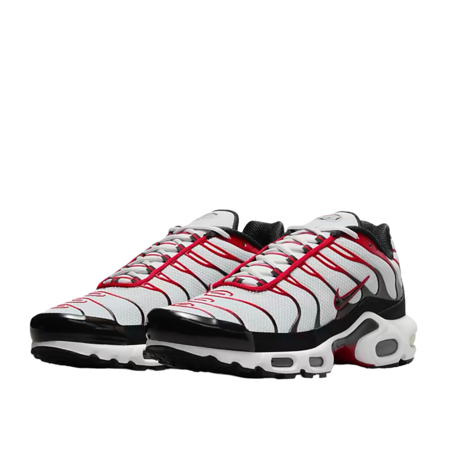 Nike Air Max Plus TN White Black University Red