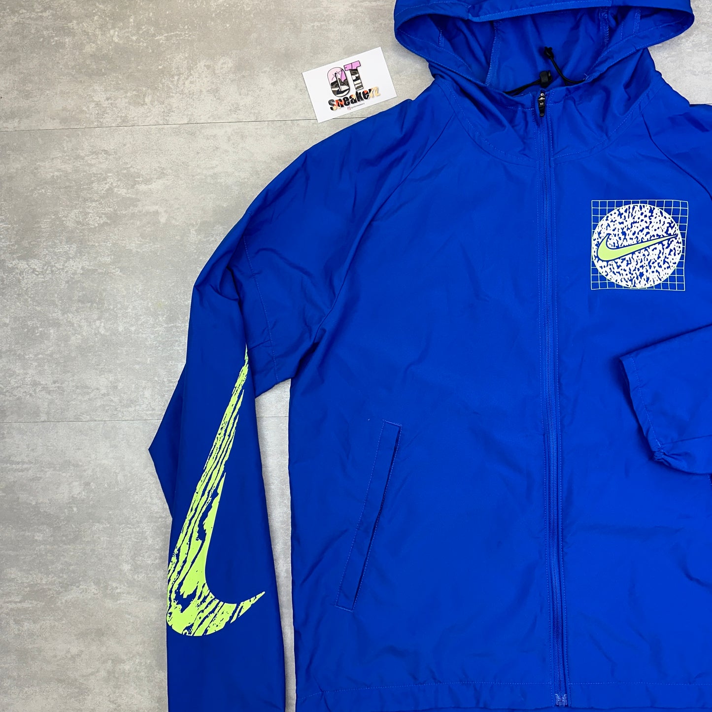 Nike GX Graphic Windrunner Race Blue Neon