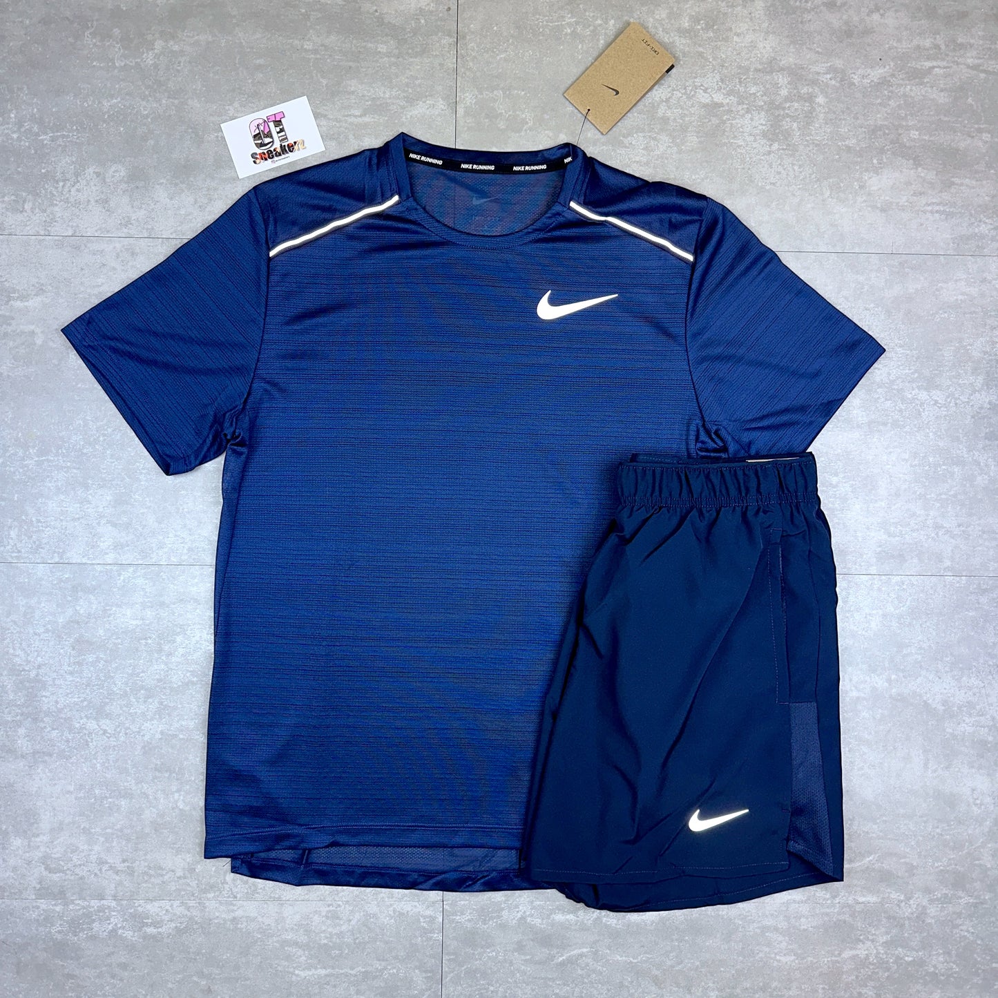 Nike Miler 1.0 Midnight Navy Short Set