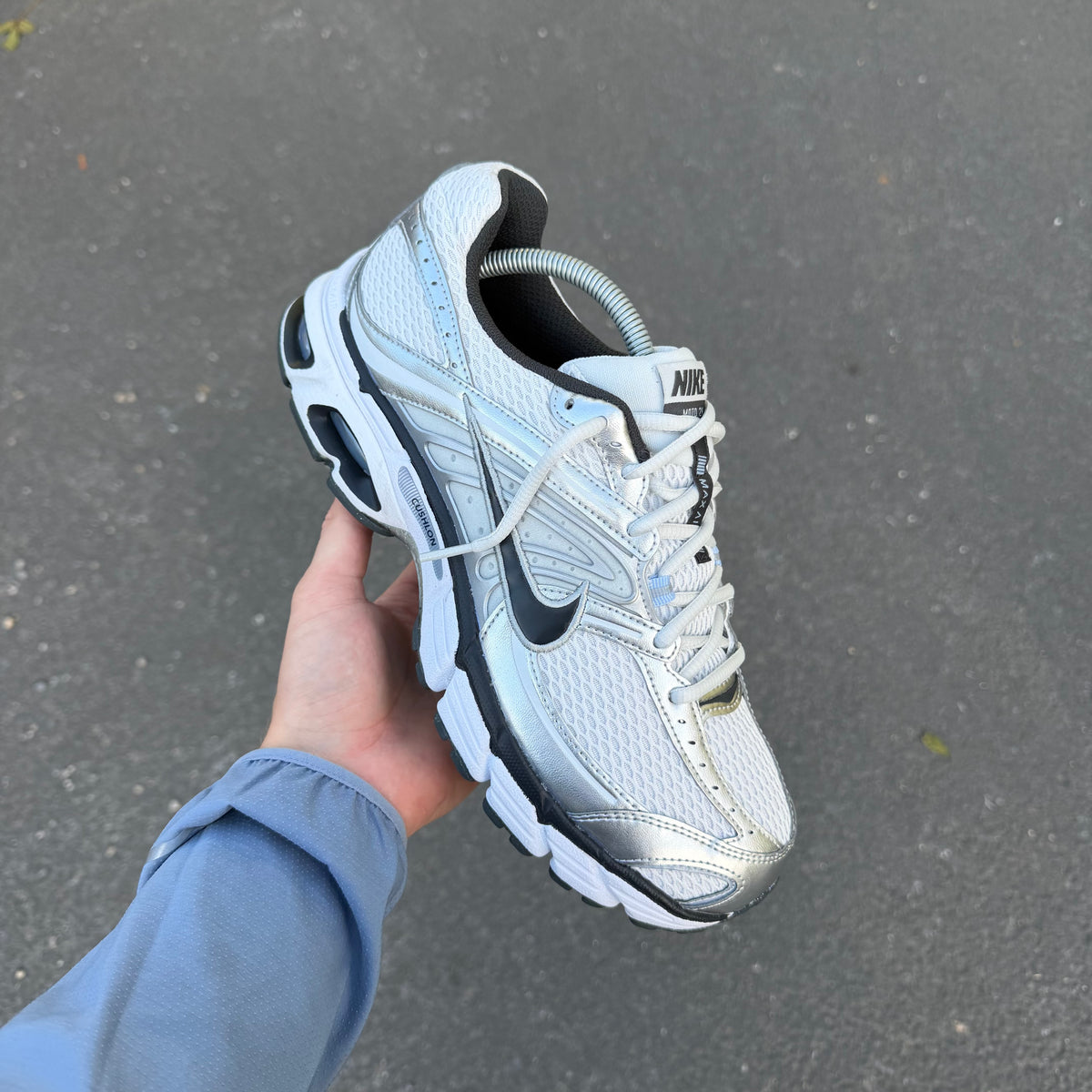 Nike Air Max Moto 2K Metallic Silver Anthracite